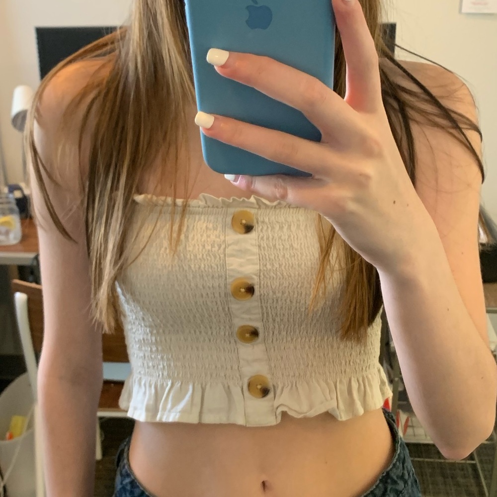 Tan tube top